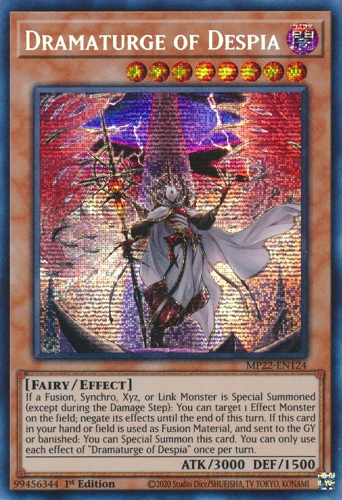 Dramaturge of Despia (MP22-EN124) - Prismatic Secret Rare