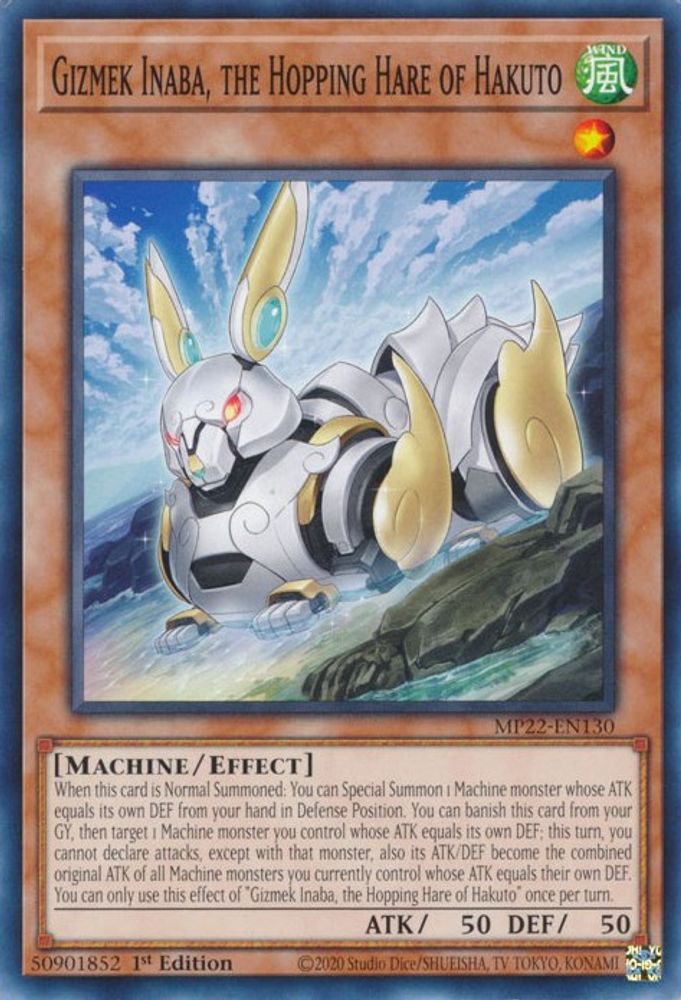 Gizmek Inaba, le lièvre sautillant de Hakuto [MP22-EN130] 