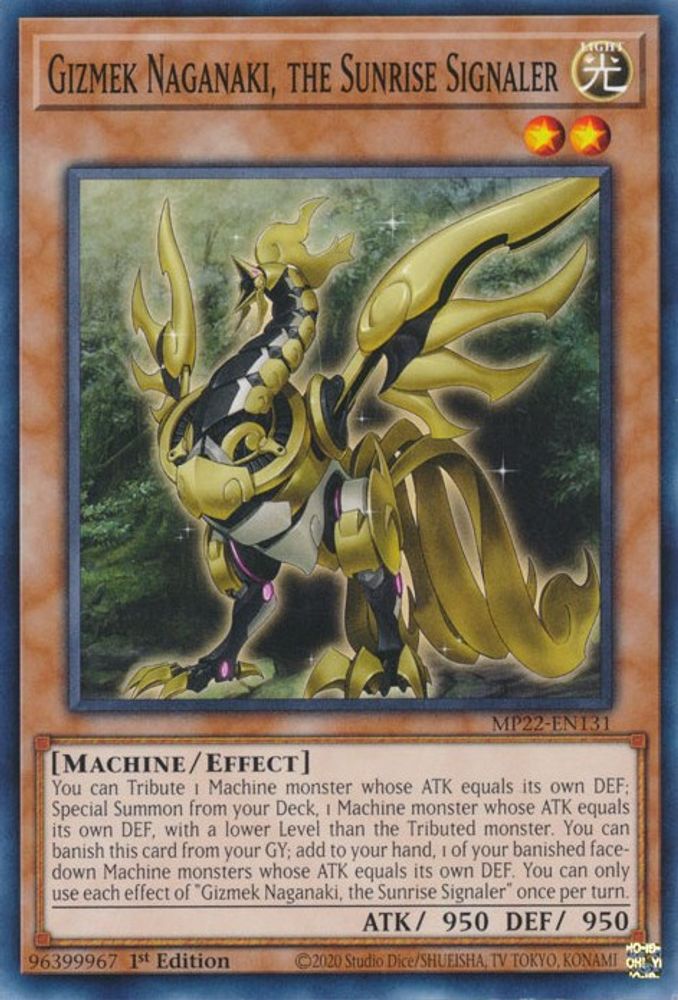 Gizmek Naganaki, the Sunrise Signaler (MP22-EN131) - Common