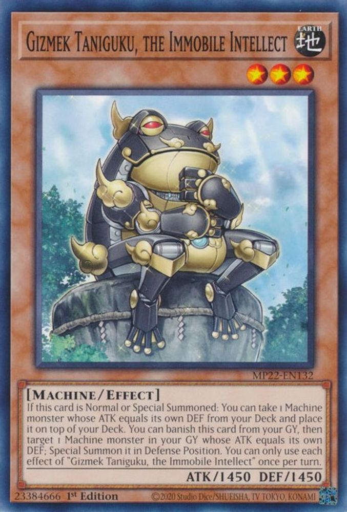 Gizmek Taniguku, the Immobile Intellect (MP22-EN132) - Common