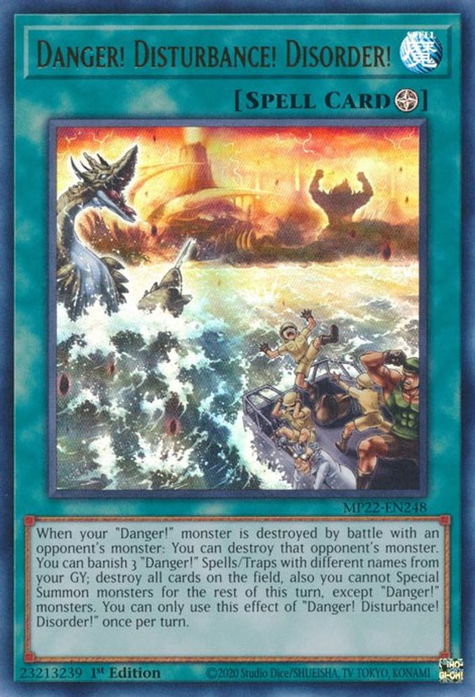 Danger! Disturbance! Disorder! (MP22-EN248) - Ultra Rare