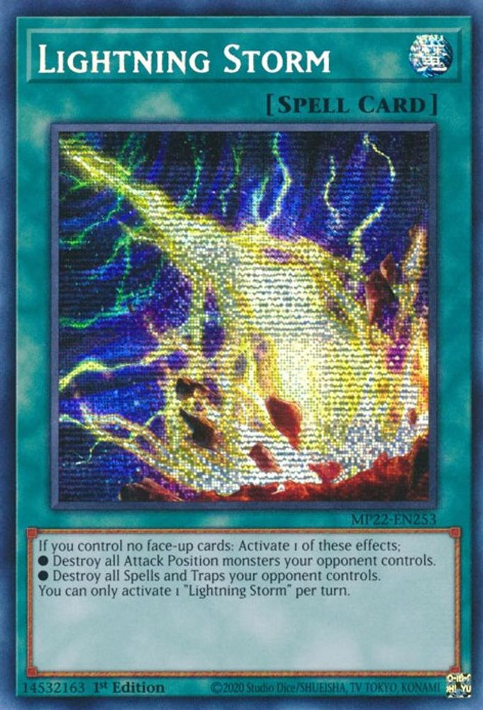 Lightning Storm (MP22-EN253) - Prismatic Secret Rare