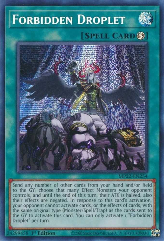 Forbidden Droplet (MP22-EN254) - Prismatic Secret Rare