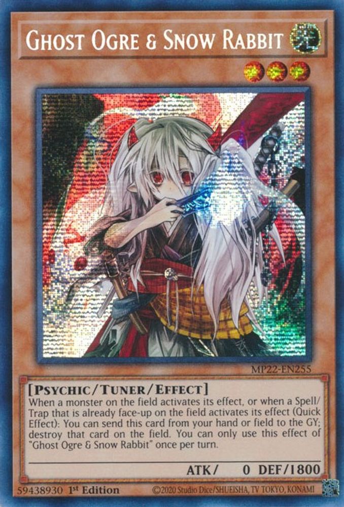 Ghost Ogre & Snow Rabbit (MP22-EN255) - Prismatic Secret Rare