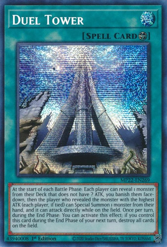 Duel Tower [MP22-EN269] Prismatique Secret Rare 