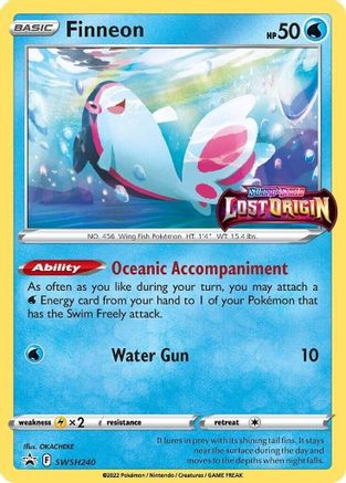 Finneon (Prerelease) SWSH240  - Holofoil - Promo