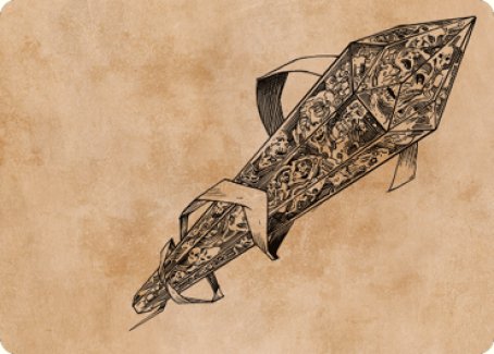 Carte d'art en cristal Stonespeaker [Commander Legends : Battle for Baldur's Gate Art Series] 