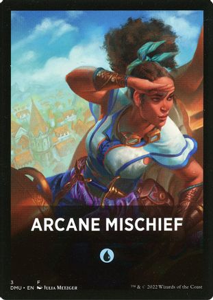 Arcane Mischief Theme Card (DMU-003) - Dominaria United