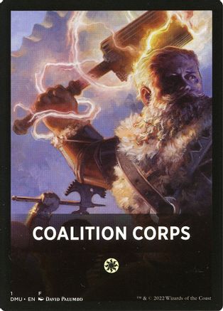 Coalition Corps Theme Card (DMU-001) - Dominaria United