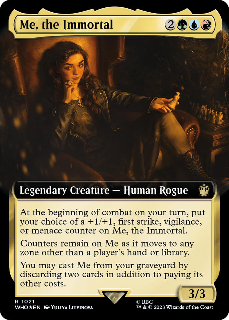 Moi, l'Immortel (Extended Art) (Surge Foil) [Doctor Who] 