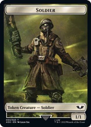 Soldier (004) // Vanguard Suppressor Double-sided Token (40K-) - Universes Beyond: Warhammer 40,000