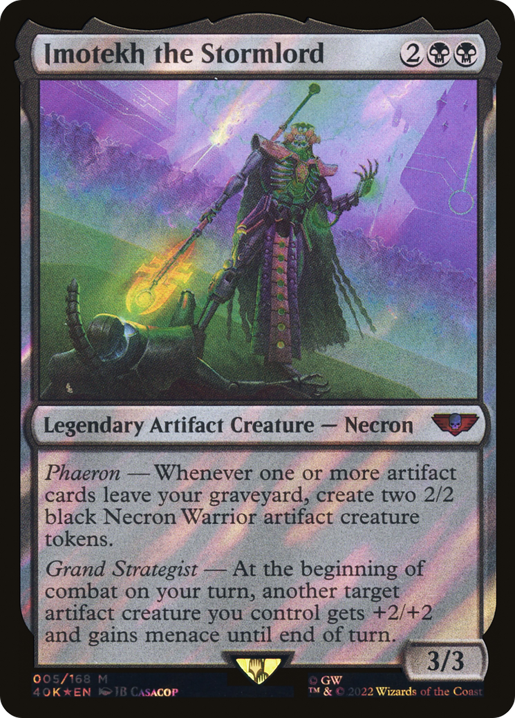 Imotekh le Seigneur des Tempêtes (Surge Foil) [Warhammer 40,000] 