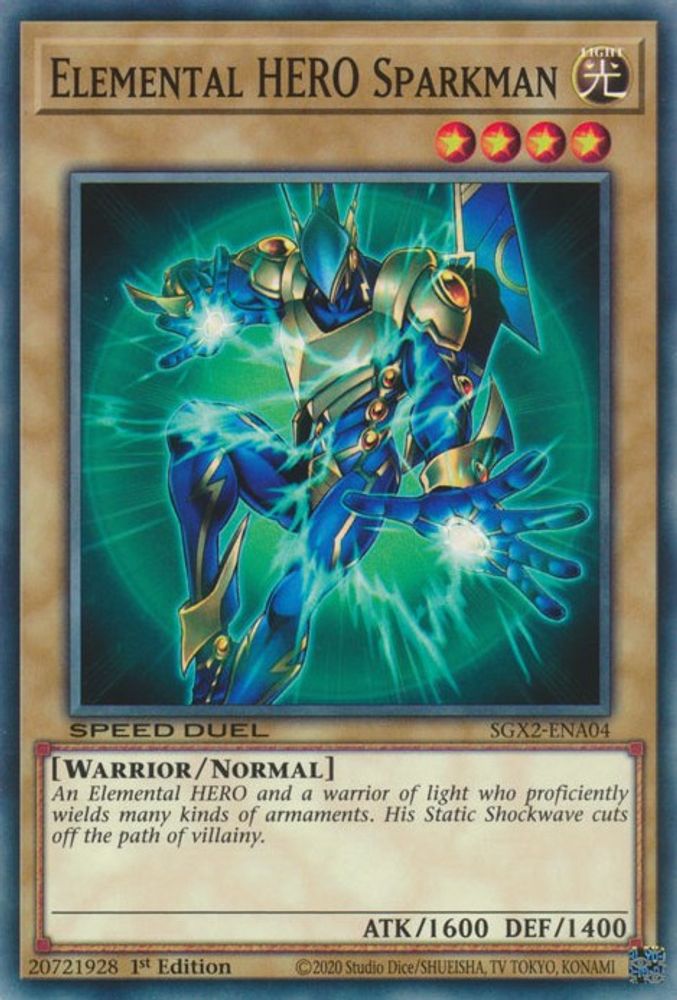 Sparkman, HÉROS élémentaire [SGX2-ENA04] Commun 