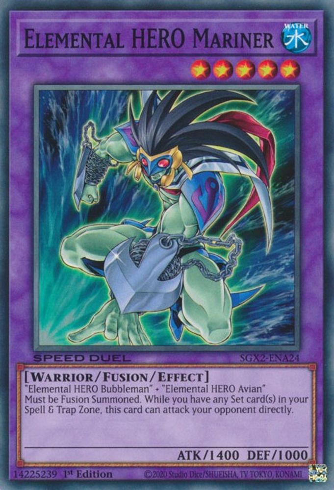 Elemental HERO Mariner (SGX2-ENA24) - Common