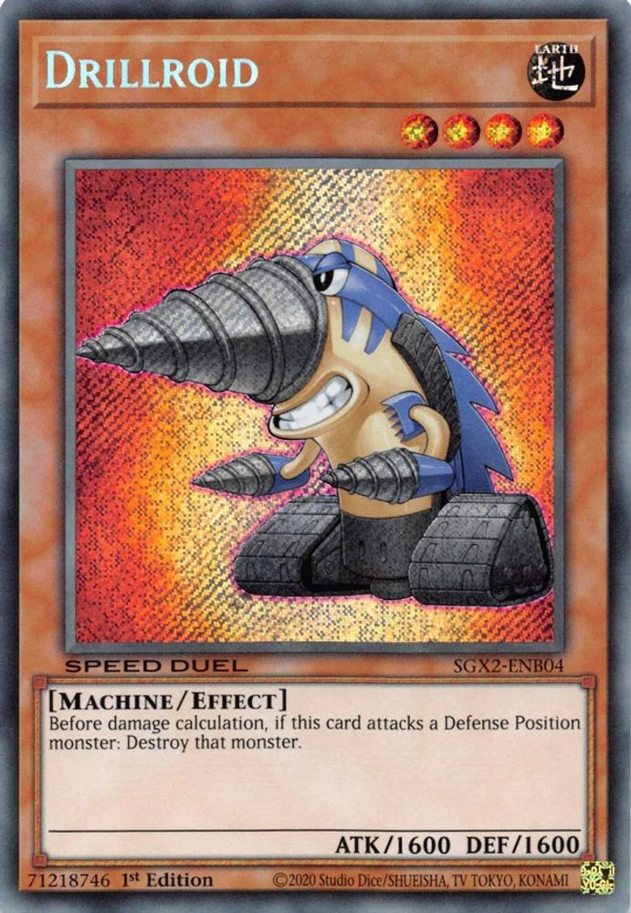 Drillroid (Secret Rare) (SGX2-ENB04) - Secret Rare