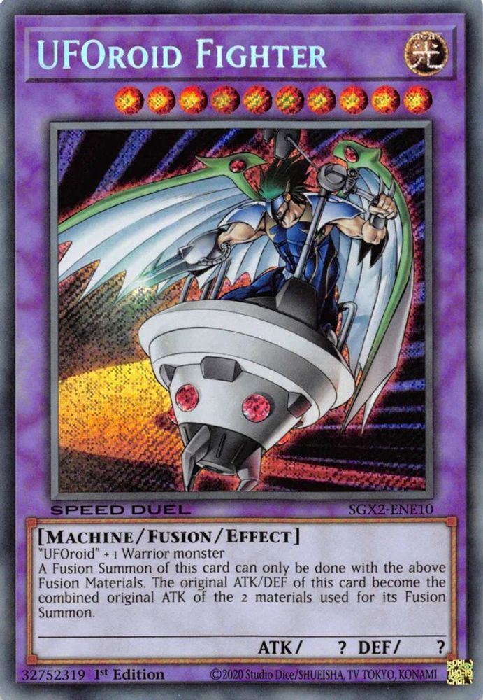 UFOroid Fighter (Secret Rare) (SGX2-ENE10) - Secret Rare