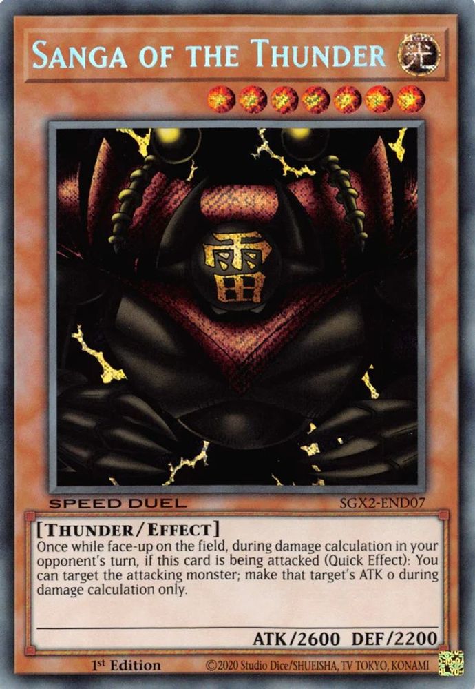 Sanga du Tonnerre [SGX2-END07] Secret Rare 