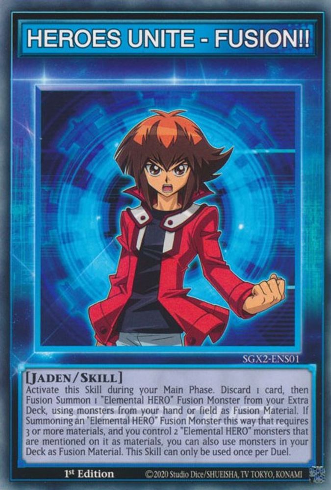 LES HÉROS UNISSENT - FUSION !! [SGX2-ENS01] Commun 