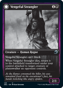 Vengeful Strangler (DBL-126) - Innistrad: Double Feature: (Double Faced Transform)