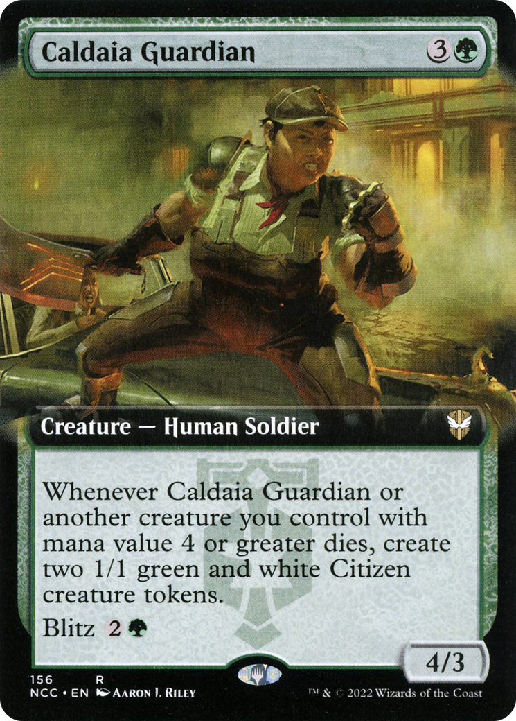 Caldaia Guardian (Extended Art) [Rues du nouveau commandant de Capenna] 