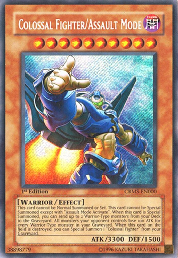 Mode Combattant Colossal/Assaut [CRMS-EN000] Secret Rare 