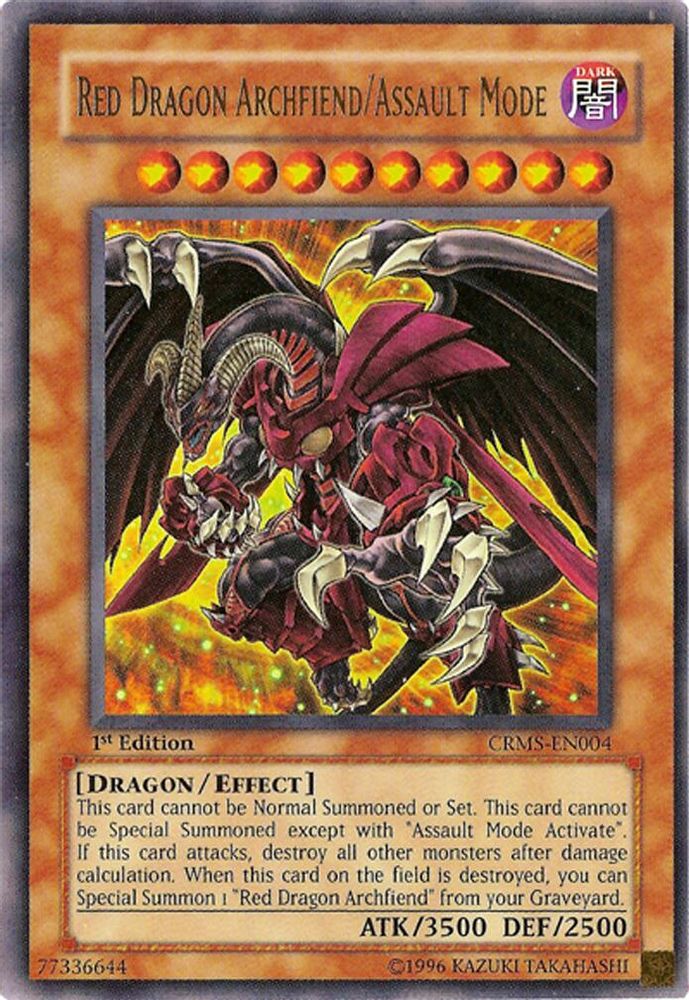 Dragon Rouge Archdémon/Mode Assaut [CRMS-EN004] Ultra Rare 