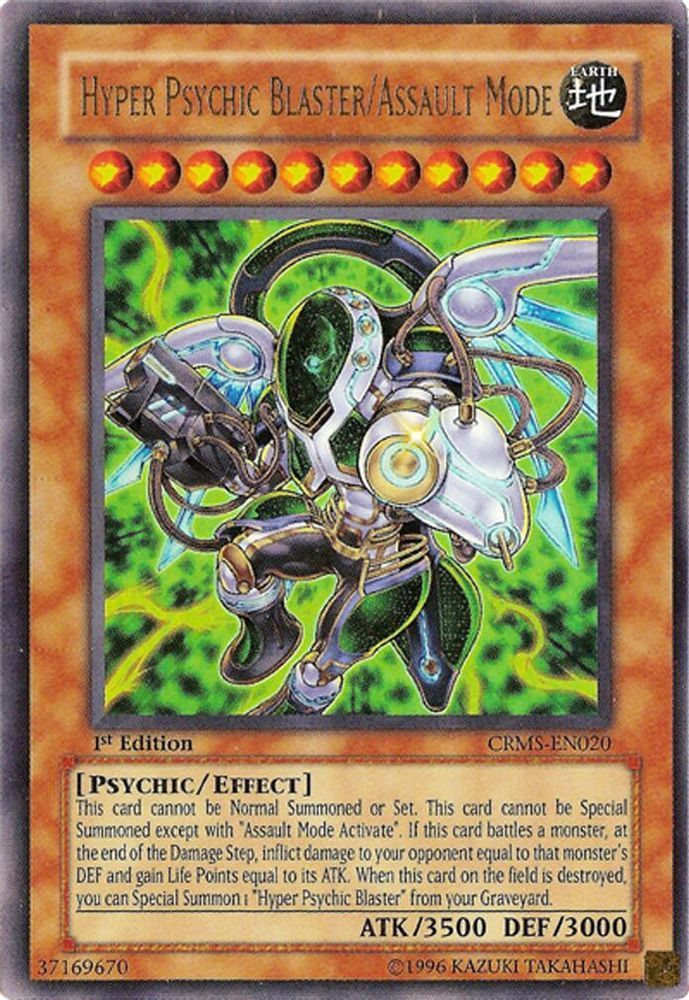 Hyper Psychic Blaster/Assault Mode (CRMS-EN020) - Ultra Rare