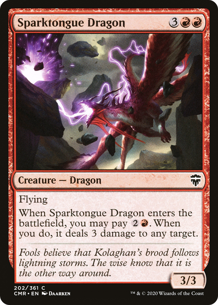 Dragon Langue Étincelante [Commander Légendes] 