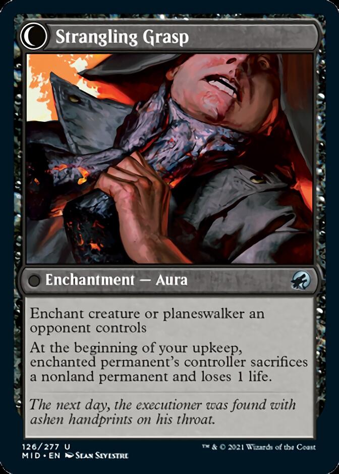 Vengeful Strangler (MID-126) - Innistrad: Midnight Hunt: (Double Faced Transform)