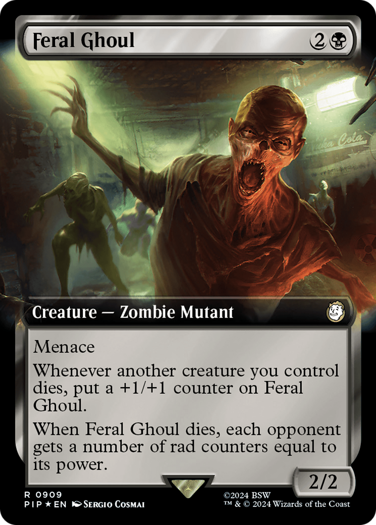 Feral Ghoul (Art étendu) (Surge Foil) [Fallout] 