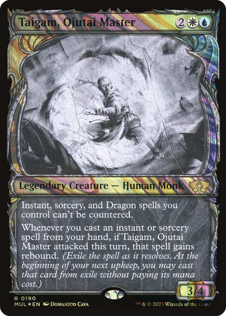 Taigam, Maître Ojutai (Halo Foil) [Légendes Multivers] 