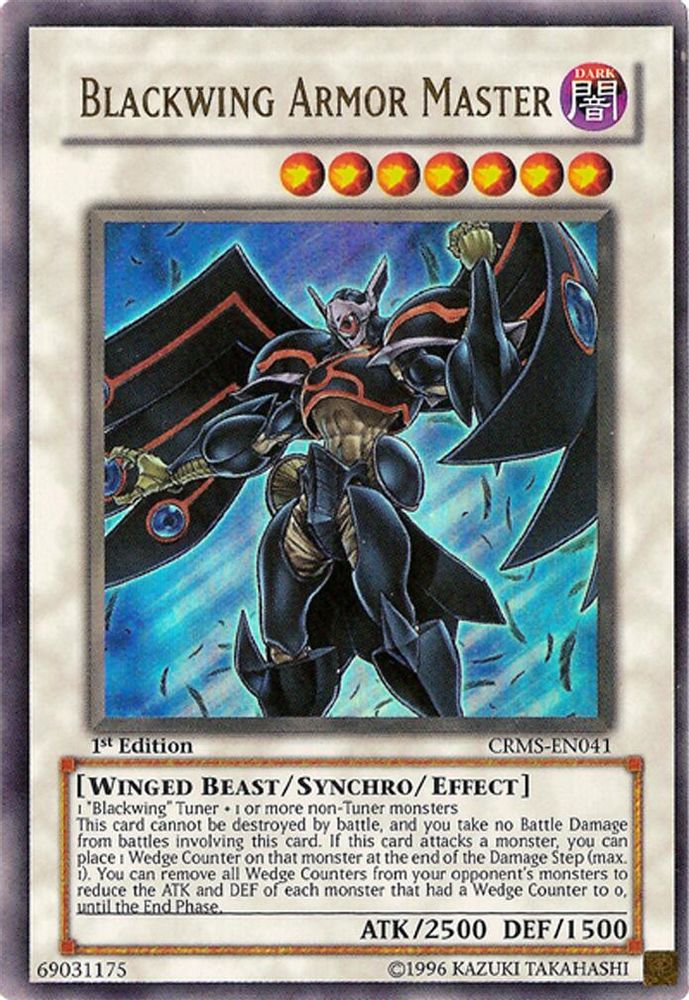 Maître d'armure Blackwing [CRMS-EN041] Ultra Rare 