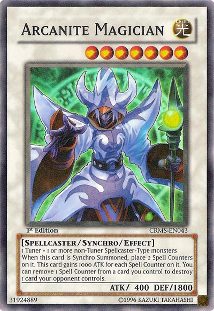 Arcanite Magician (CRMS-EN043) - Super Rare