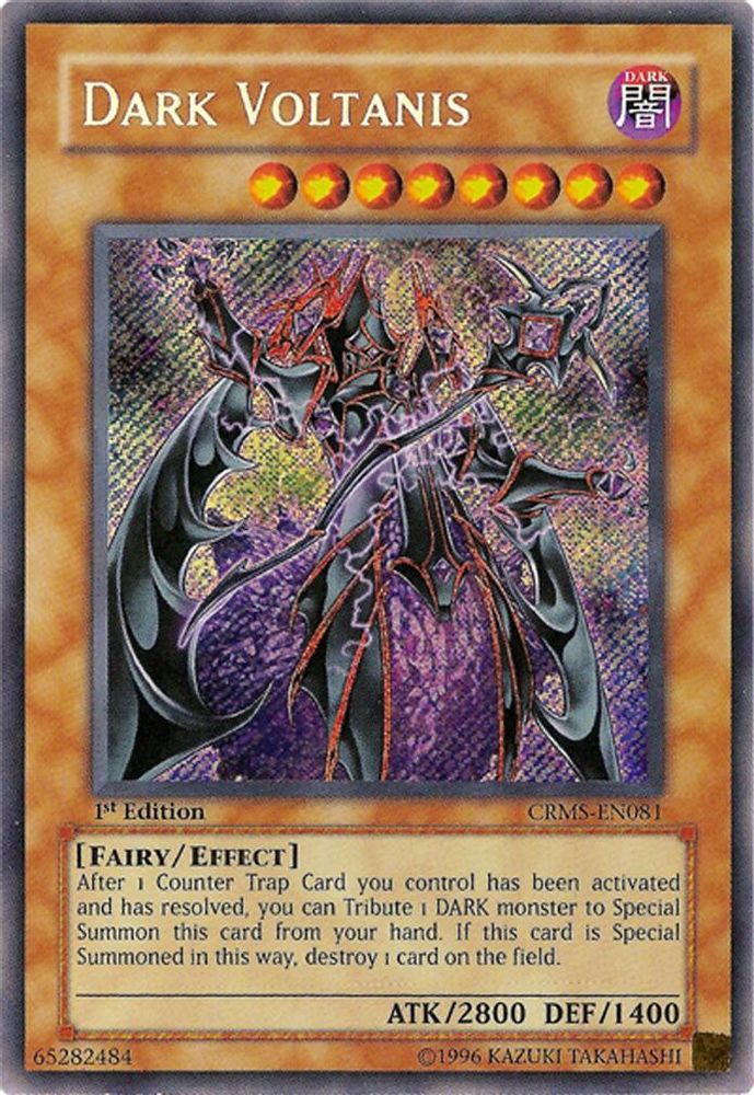 Dark Voltanis (CRMS-EN081) - Secret Rare
