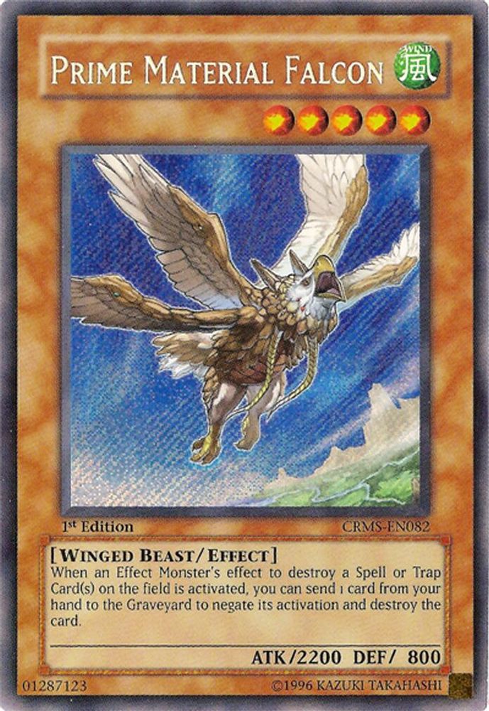 Prime Material Falcon (CRMS-EN082) - Secret Rare