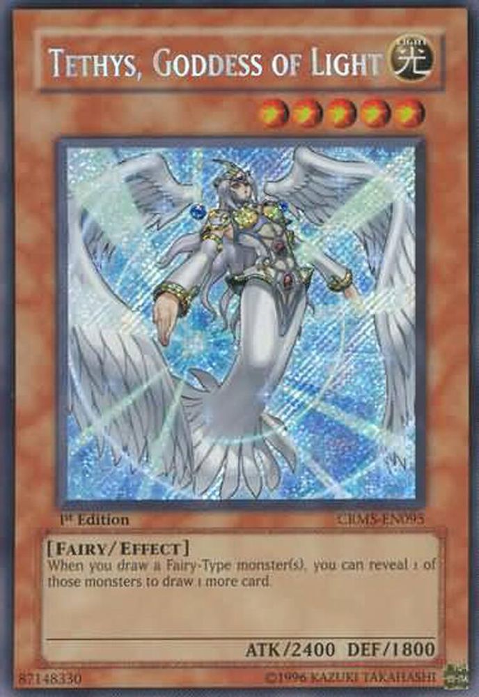 Tethys, Goddess of Light (CRMS-EN095) - Secret Rare