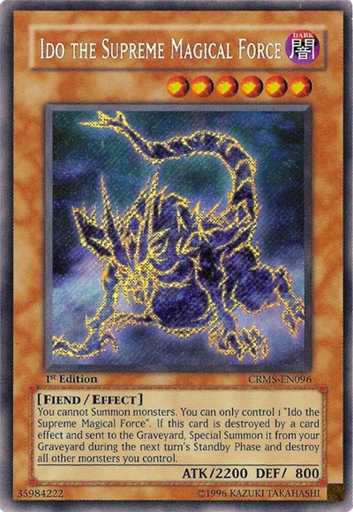 Ido la Force Magique Suprême [CRMS-EN096] Secret Rare 