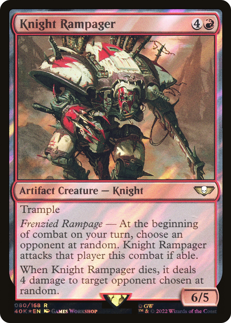 Chevalier Rampager (Surge Foil) [Warhammer 40,000] 