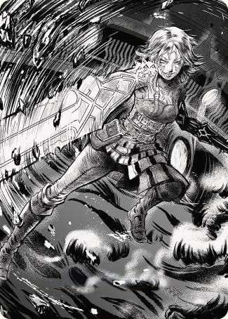 Nahiri, la carte d'art impitoyable 2 [Phyrexia : All Will Be One Art Series] 