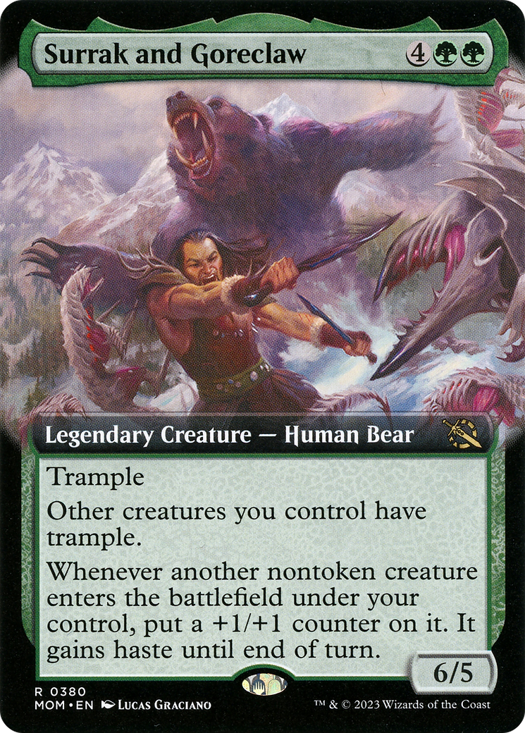 Surrak et Goreclaw (Art étendu) [Marche de la machine] 