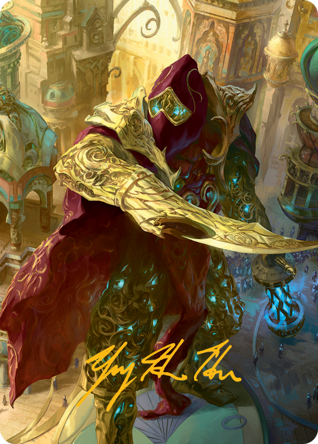 Baral, carte artistique du chef de la conformité (signature estampillée or) [Marche de la série d'art de la machine] 