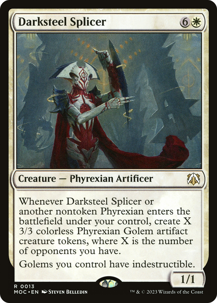 Darksteel Splicer [Marche du commandant de la machine] 