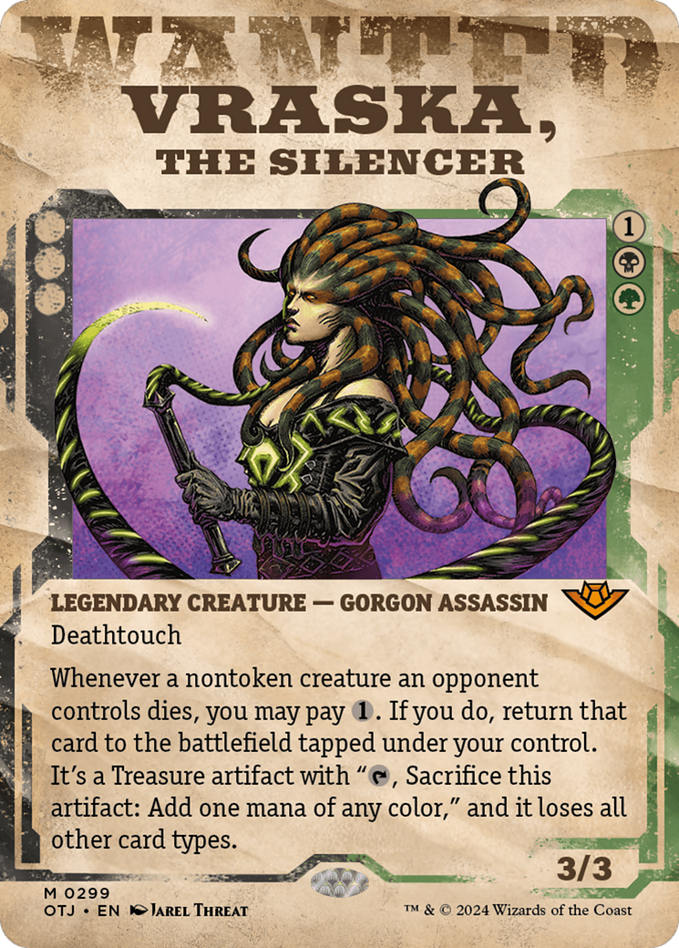 Vraska, le Silencieux (Vitrine) [Hors la loi de Thunder Junction] 