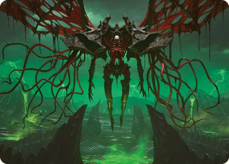 Carte d'art Archfiend of the Dross [Phyrexia : All Will Be One Art Series] 