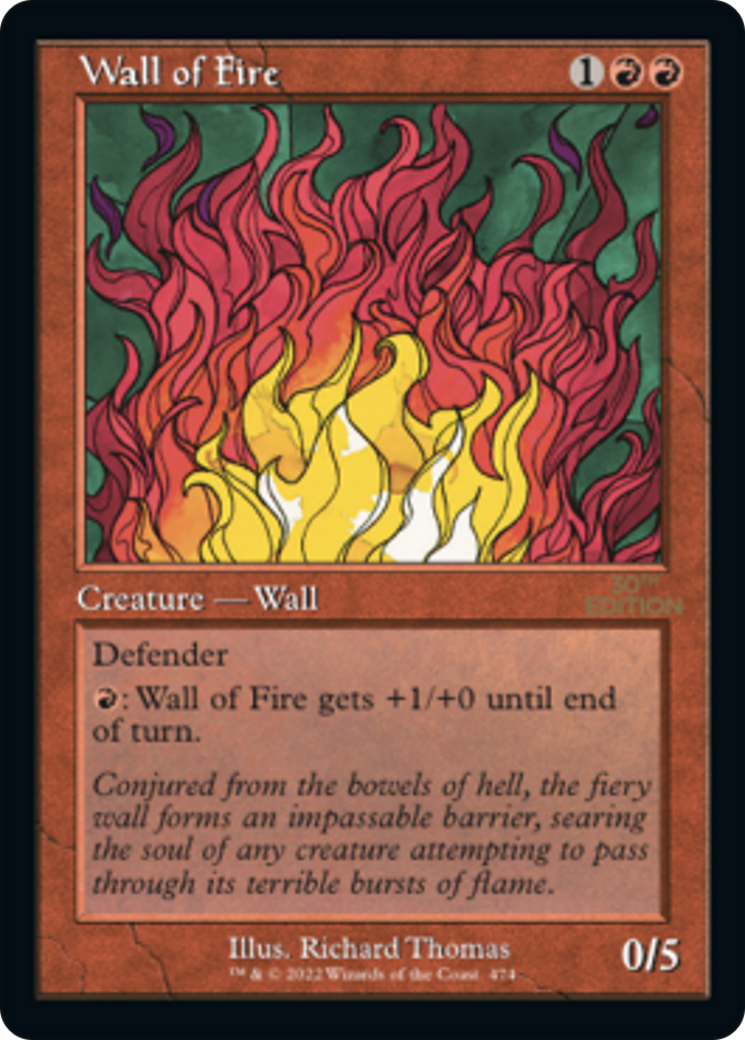 Mur de feu (rétro) [édition 30e anniversaire] 