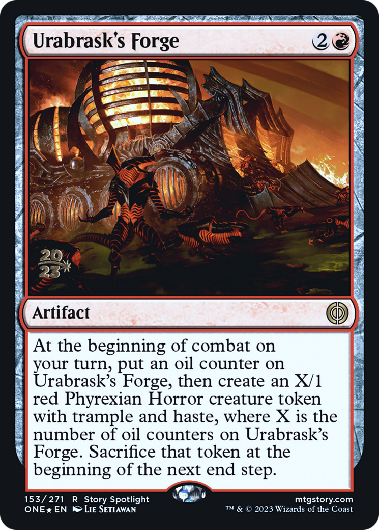 Urabrask's Forge [Phyrexia : All Will Be One Avant-première Promos] 