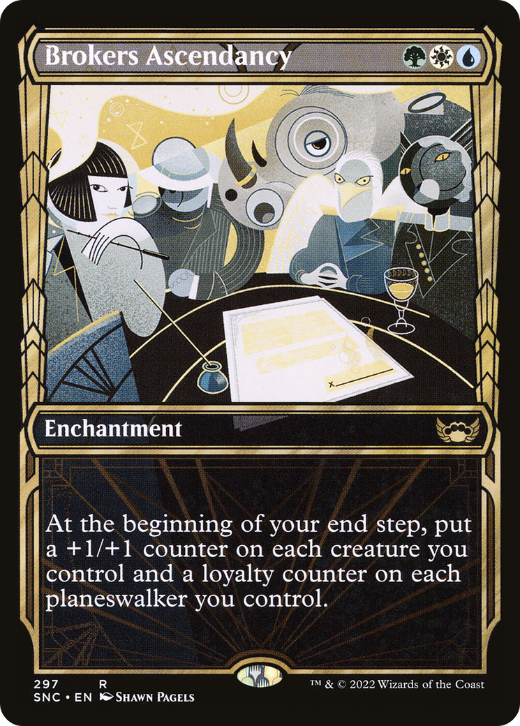 Brokers Ascendancy (Showcase) (SNC-297) - Streets of New Capenna: (Showcase)