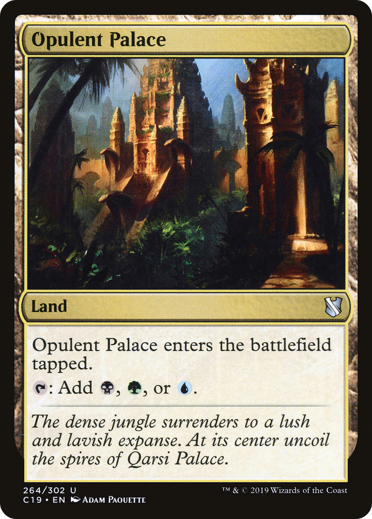 Palais opulent [Commandant 2019] 
