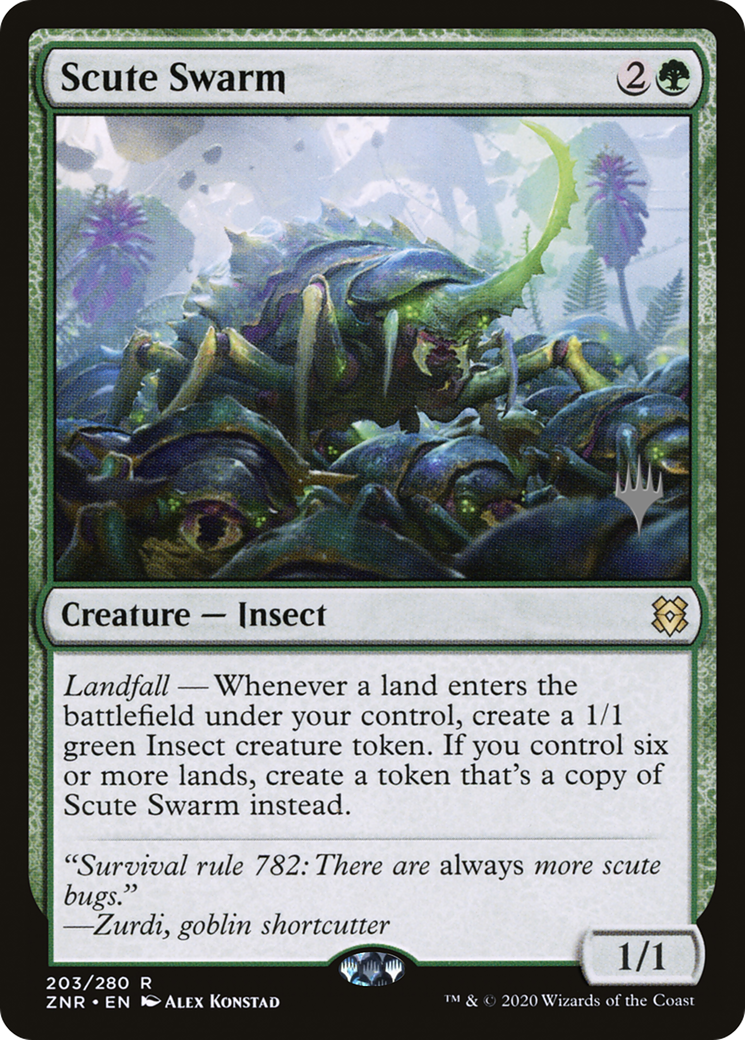 Scute Swarm (Pack promotionnel) [Promos Zendikar Rising] 