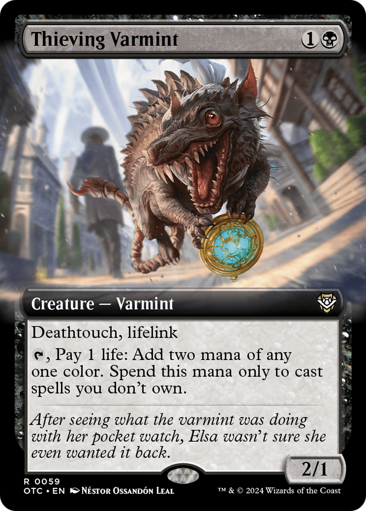 Thieving Varmint (Extended Art) [Commandant des hors-la-loi de Thunder Junction] 